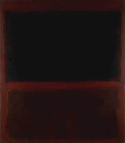 Black on Dark Sienna on Purple Mark Rothko